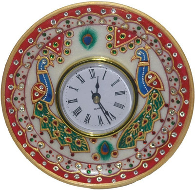 

Khatushyam Analog Red Clock