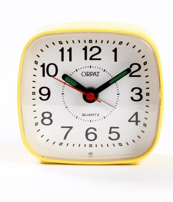 

Orpat Analog Yellow Clock
