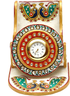 Gaura Art & Crafts Analog Multi Color Clock