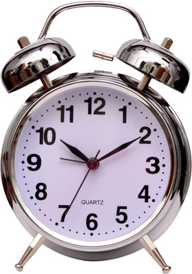 Wallace Analog Silver Clock
