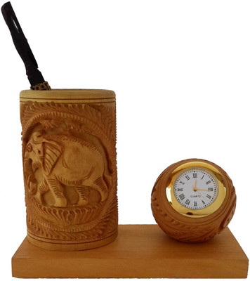 

DivineCrafts Analog Brown Clock