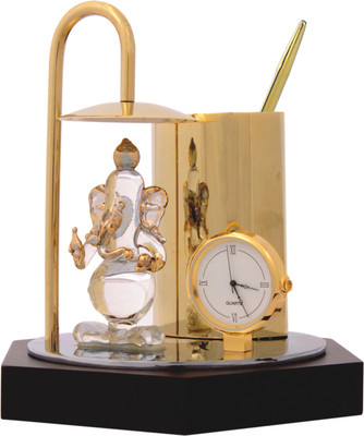 

YNA Analog Gold, Silver Clock