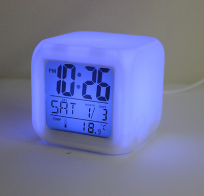 shyam traders Digital Multicolor Clock