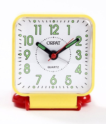 

Orpat Analog Yellow Clock