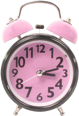

JM Analog Pink Clock