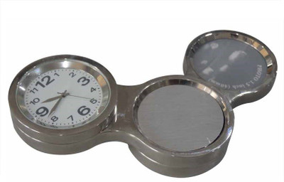 

S.R.Brothers Analog Silver Clock