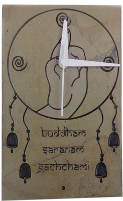 

Niksang Arts Analog Beige Clock
