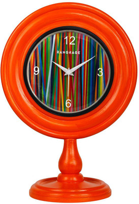 Rang Rage Analog Red Clock