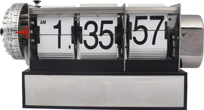 

ANSAVV Analog Silver Clock