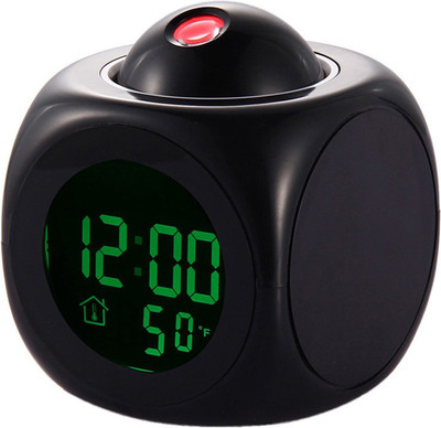 Tuelip Digital Black Clock