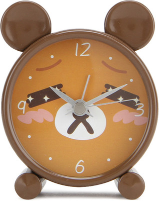 Sunrise Analog Brown Clock