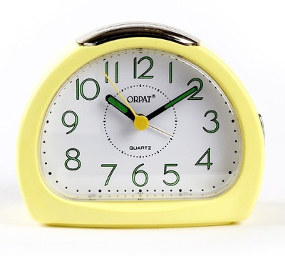 

Orpat Analog Yellow Clock