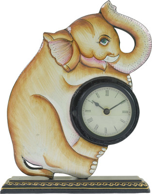 

Parikhya Analog Golden Oak Clock