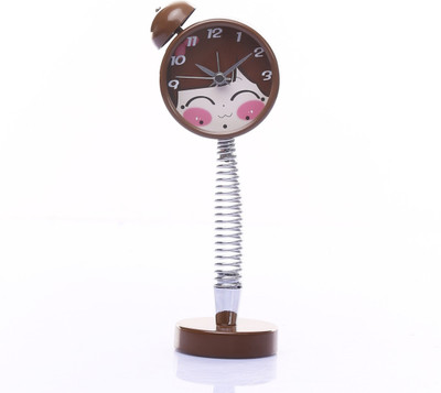 

Sunrise Analog Brown Clock