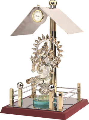 

YNA Analog Gold, Silver Clock