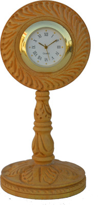 

eCraftIndia Analog Brown Clock