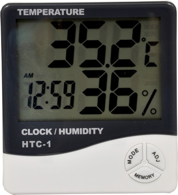

HRH Digital White Clock