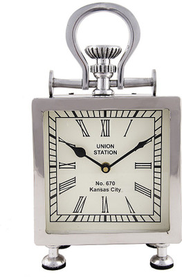 

SWHF Analog Silver Clock