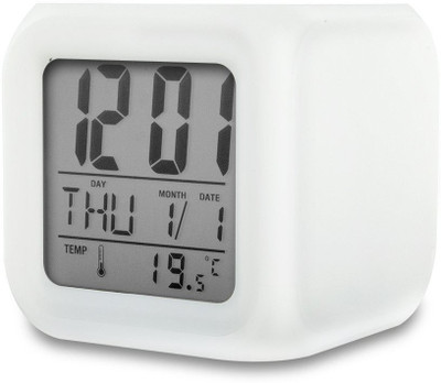

Tuelip Digital White Clock