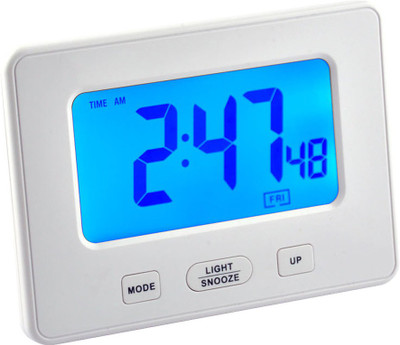 

Zarsa Digital White Clock