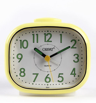 

Orpat Analog Yellow Clock