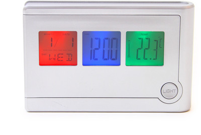 

Bazaar Pirates Digital Silver Clock