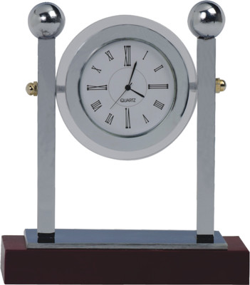 

YNA Analog Silver Clock