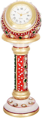 

Pooja Creation Analog White Clock