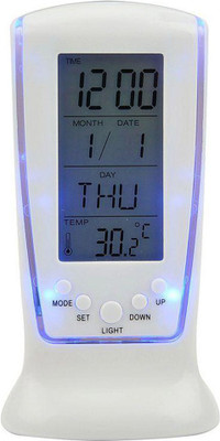 

Trioflextech Analog-Digital WHITE Clock