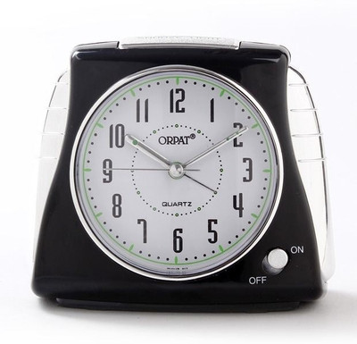 

Orpat Analog Black Clock