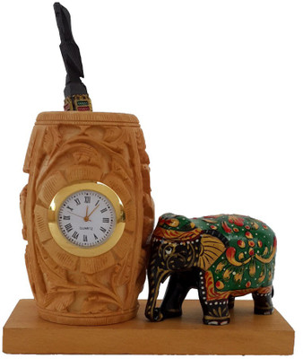 

DivineCrafts Analog Brown Clock