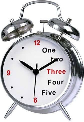 

BonZeal Analog Chrome Clock