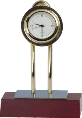 

YNA Analog Gold, Silver Clock