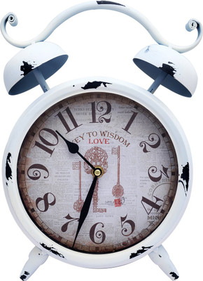 

Super Drool Analog White Clock