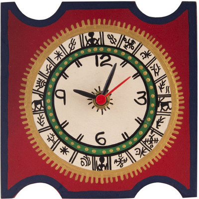 

NG Art Ventura Analog Red Clock