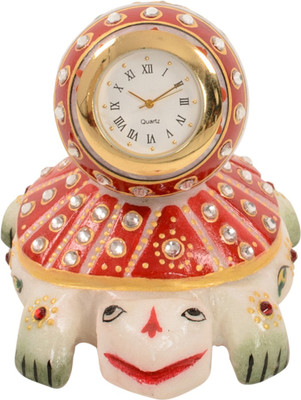 Gaura Art & Crafts Analog Red Clock