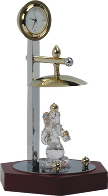 

YNA Analog Gold, Silver Clock