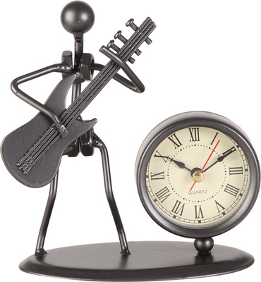 Justin Analog Black Clock