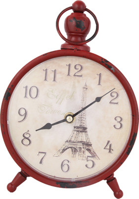 

JB Collection Analog Maroon Clock