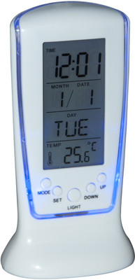 

Auvio Digital White Clock