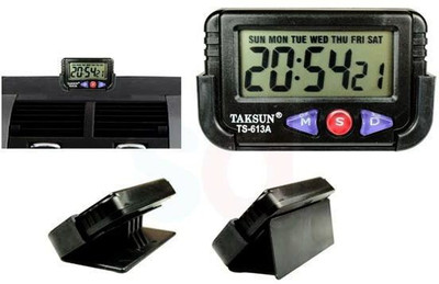 TAKSUN Digital Black Clock