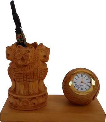 

DivineCrafts Analog Brown Clock