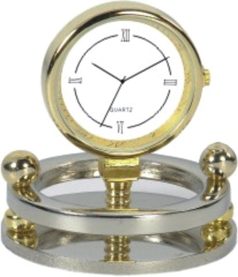 

YNA Analog Gold, Silver Clock