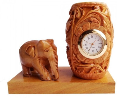 

DivineCrafts Analog Brown Clock