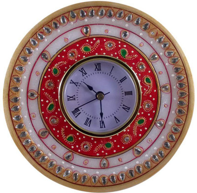 

Khatushyam Analog Red Clock