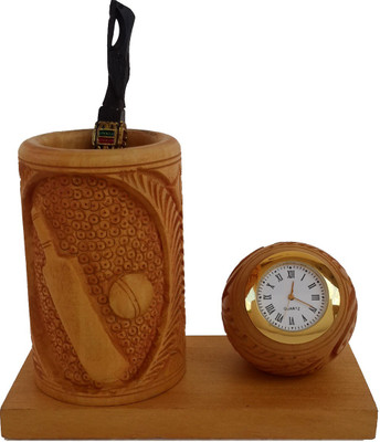 

DivineCrafts Analog Brown Clock