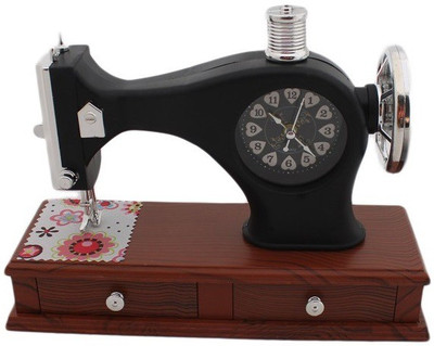

GeekGoodies Analog Sewing Machine Desk Alarm Clock