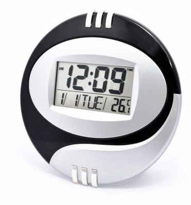 Jazam Digital White Clock