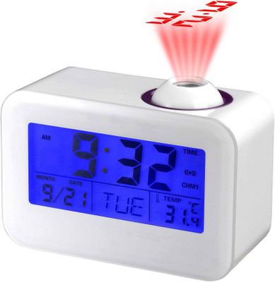 

Insasta Digital White Clock