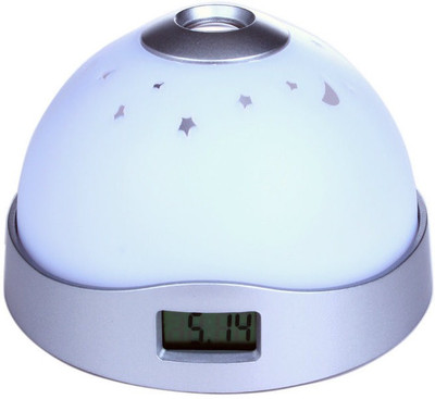 

ChinuStyle Digital White Clock